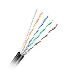AI-UTP 5E 4PR OUTDOOR ТРОС Cu (медь) 24AWG, Минсккабель